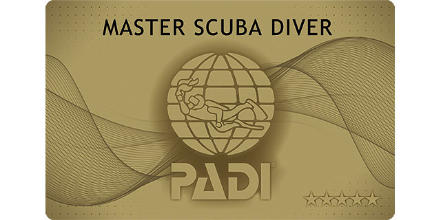 PADI Master Scuba Diver